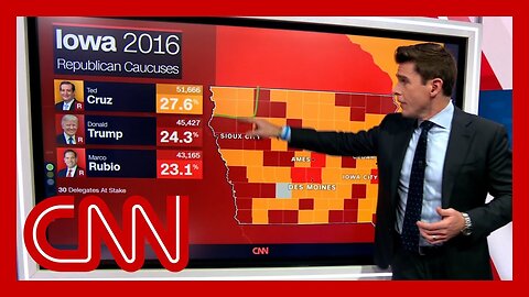 Trump won every county but one in Iowa. CNN breaks down the map