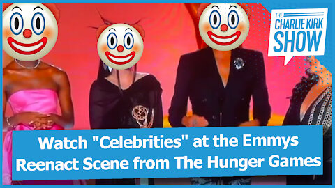 Watch "Celebrities" at the Emmys Reenact Scene from The Hunger Games