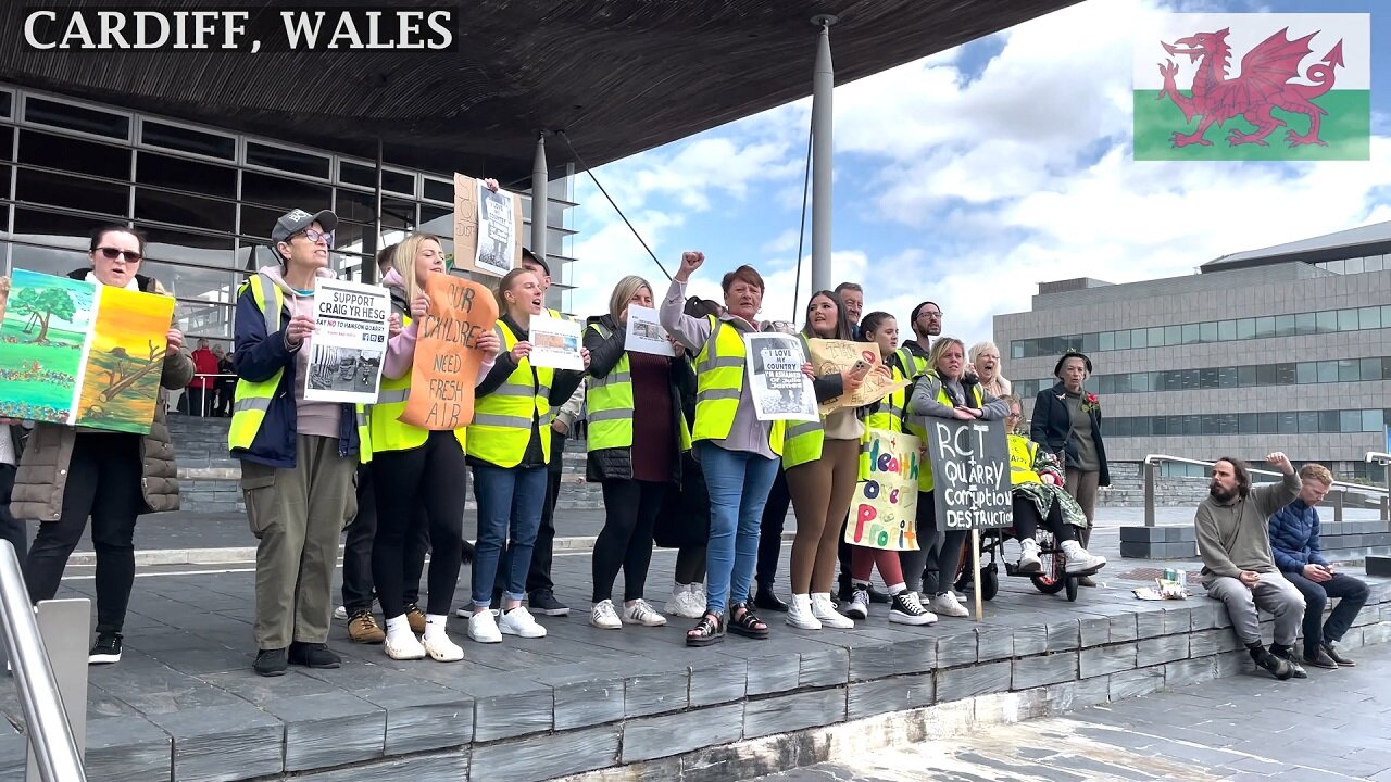 Say No to Hanson Quarry Wales, Senedd Cardiff Bay