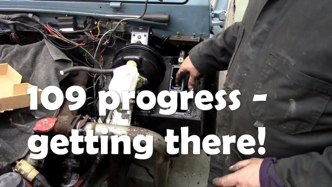 109 pedal fitting and thoughts on pipework