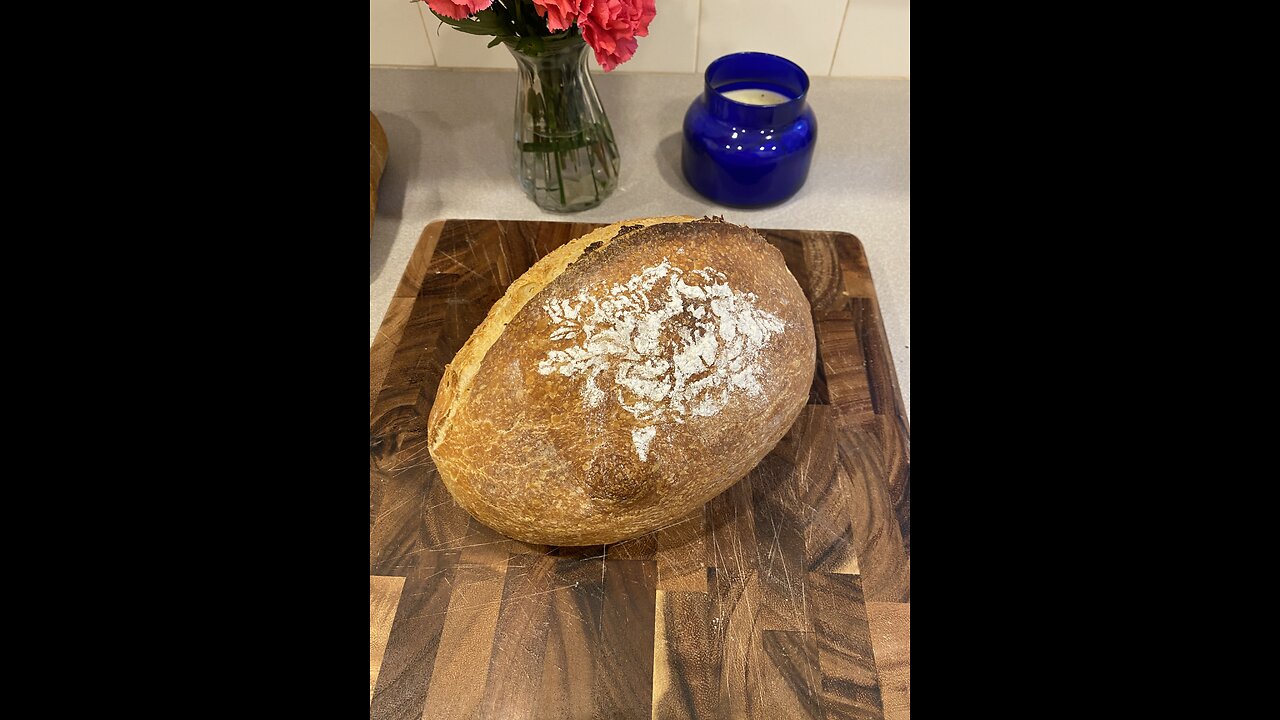 My Rice Flour Fiasco: When Stenciling on Sourdough Goes Wrong (But Still Looks Kinda Cool)