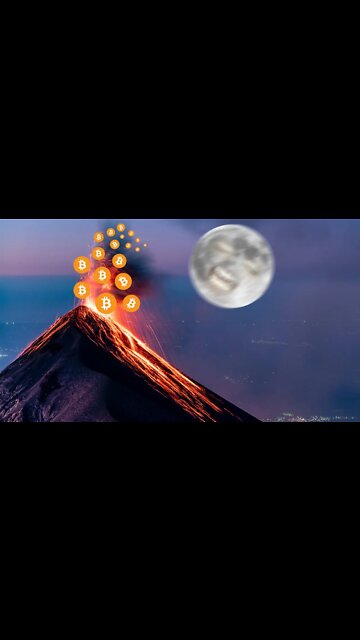 Bitcoin official currency of El Salvador, Mining with Volcanoes! #shorts