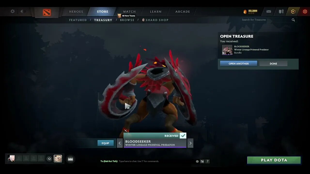 Dota 2 - DPC Winter Lineage Treasure 2022 Unbox!!!