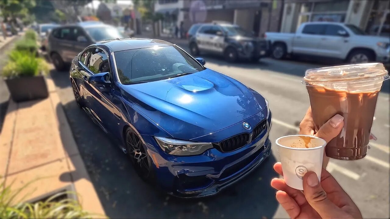 Coffee Run In BMW M4 F82 POV | SHE HAS GUY FRIENDS! 🤨