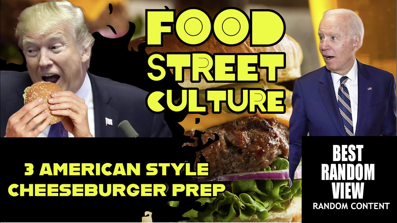 DELICIOUS!!!! 3 American Cheeseburger Styles | Food Street Culture