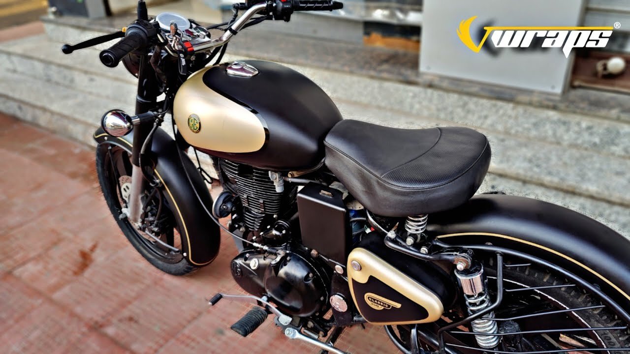 New look of Royal Enfield Classic 2023 / Bullet Modification @VwrapsSikar