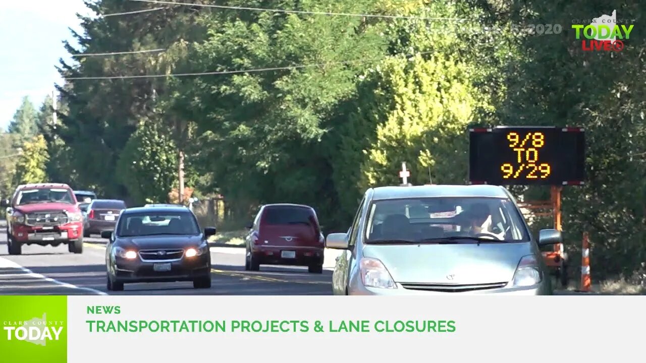 Transportation Projects and Lane Closures