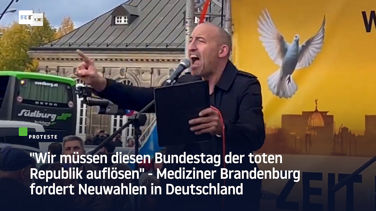 "Wir müssen diesen Bundestag der toten Republik auflösen" - Paul Brandenburg fordert Neuwahlen