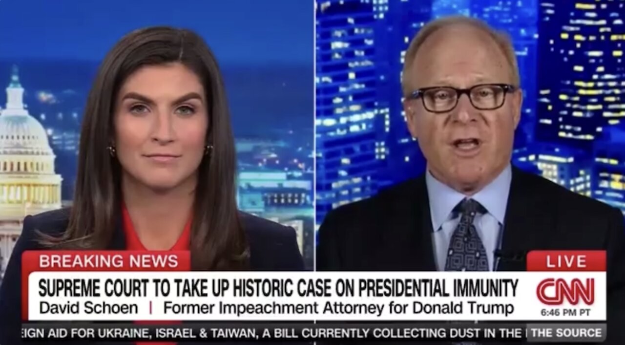 Super Lawyer David Schoen and CNN Propagandist Argue Over Presidential Immunity