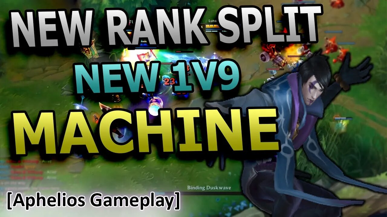 The Aphelios MACHINE WILL Climb The Ladder !!! (Aphelios Gameplay)