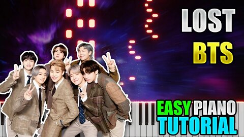 Lost - BTS | Easy Piano Tutorial