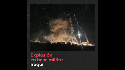 Fuerte explosión en una base militar de Irak