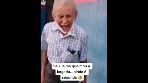 SEU JAIME QUEMOU A LARGADA HOJE AINDA E SEGUNDA ( MEME ) ( VIRAL ) #shorts