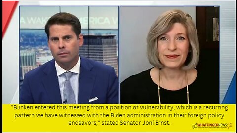 Blinken entered this meeting from a position of vulnerability, which is a recurring pattern