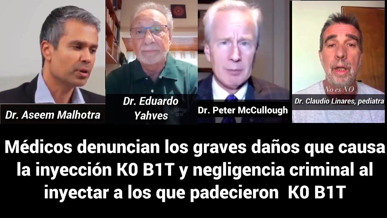 Medicos denuncian los graves daños de la inyección Ko B1T y negligencia criminal