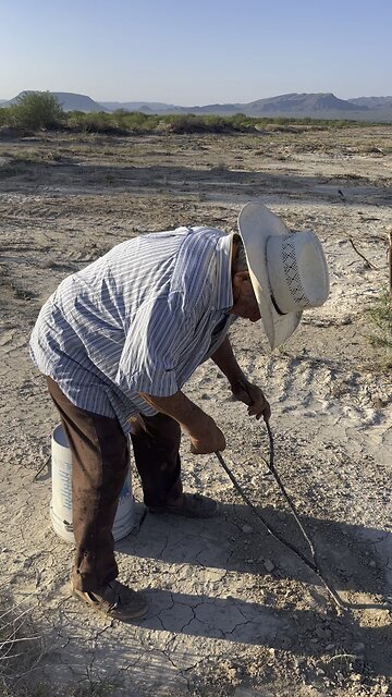 Encontrando agua para una noria