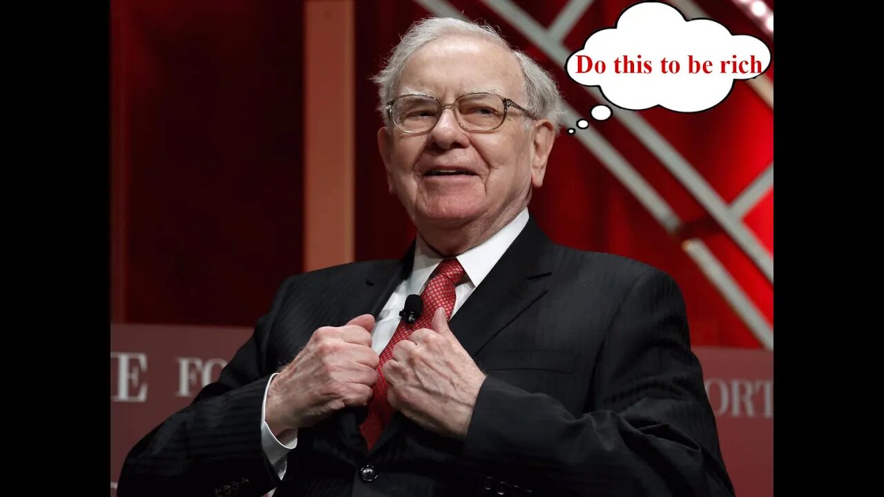 The best investment you can make according to Warren Buffett (Do this to get rich)!