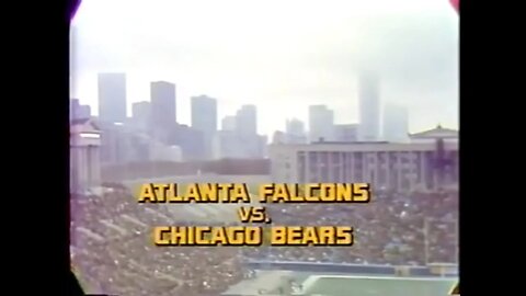 1977-10-23 Atlanta Falcons vs Chicago Bears