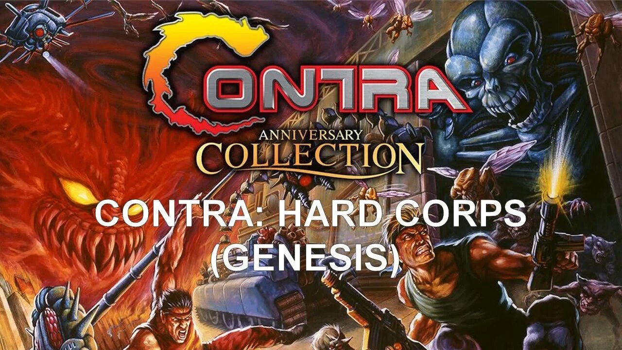 Contra: Hard Corps (PS4) - Anniversary Collection Gameplay