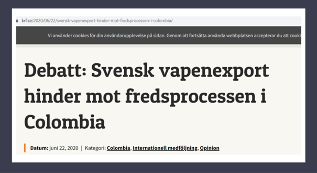 SIDA och vapenindustrin