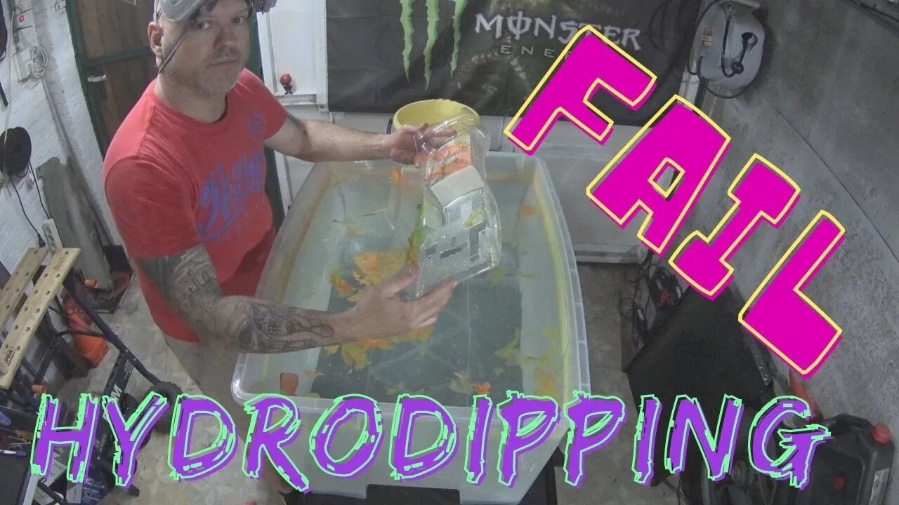 Hydrodipping RC Lid --- HUGE FAIL !!!!