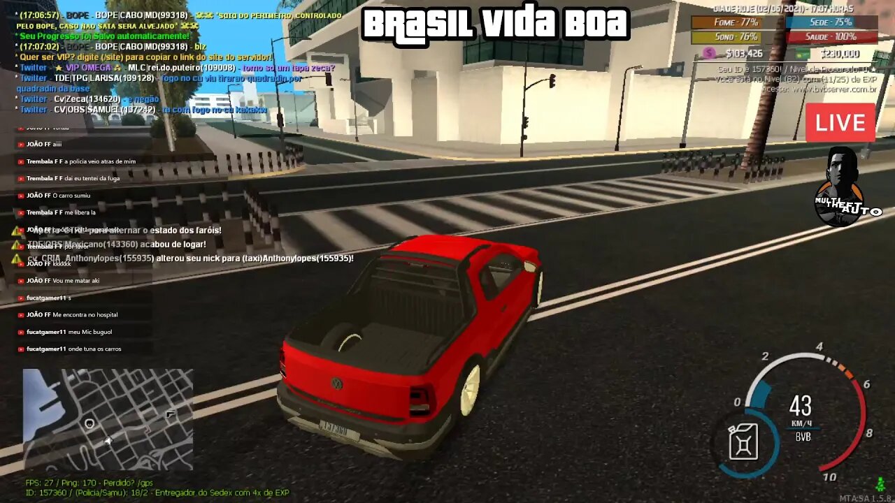 Brasil Vida Boa - MTA - Grand Theft Auto: San Andreas