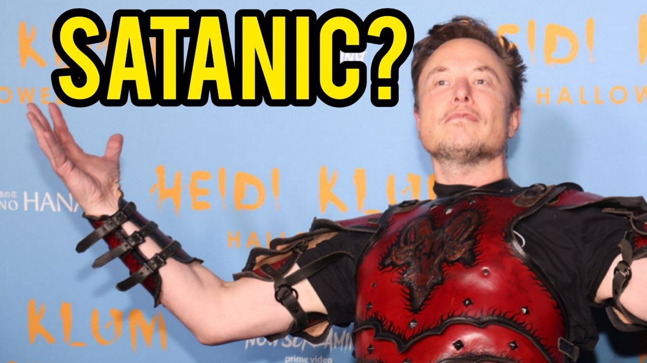 Elon Musk Wears Baphomet Costume To Halloween Party