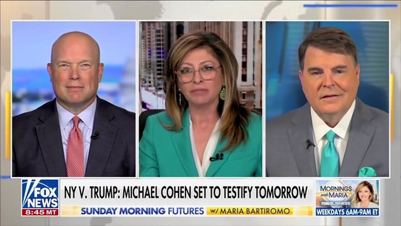 Matt Whitaker on Sunday Morning Futures With Maria Bartiromo Part 1 - Fox News 05.12.2024