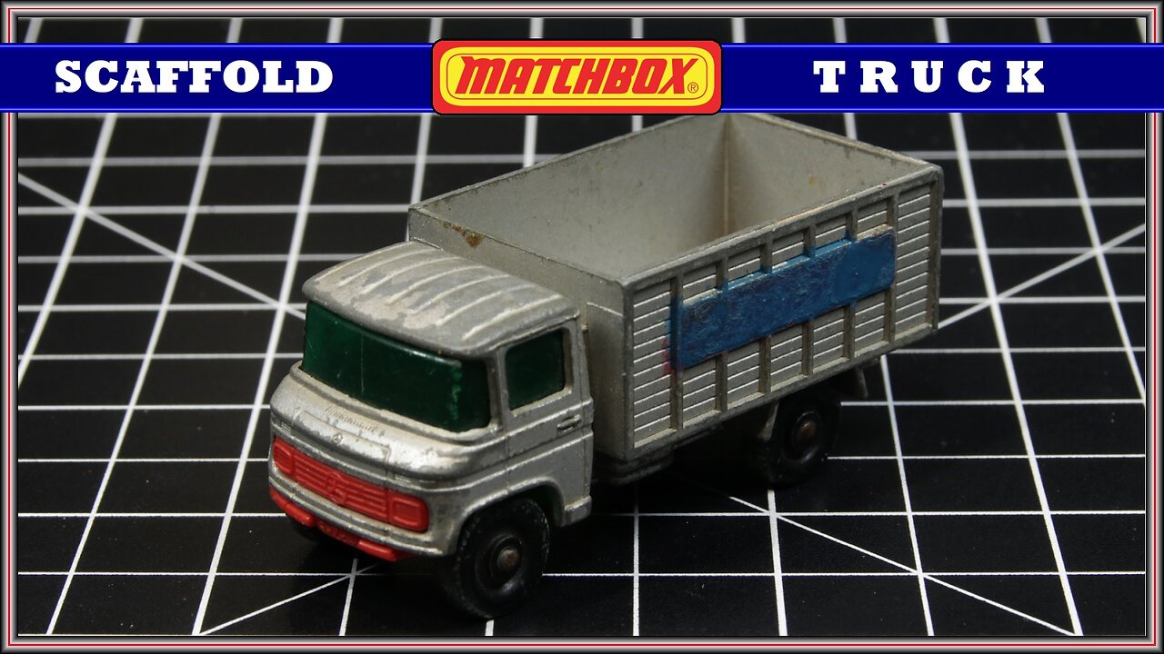 Matchbox #11D Mercedes Scaffold Truck