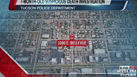 TPD investigating suspicious death of 7-month-old