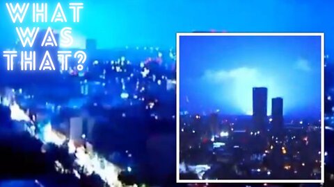 Mysterious blue light flashes in the sky before an Heavy earthquake in Morocco