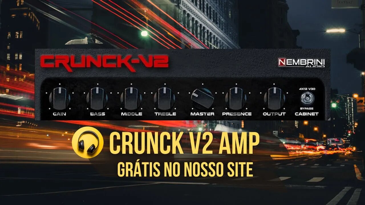 Vst Plugin Grátis - Crunck V2 Amp