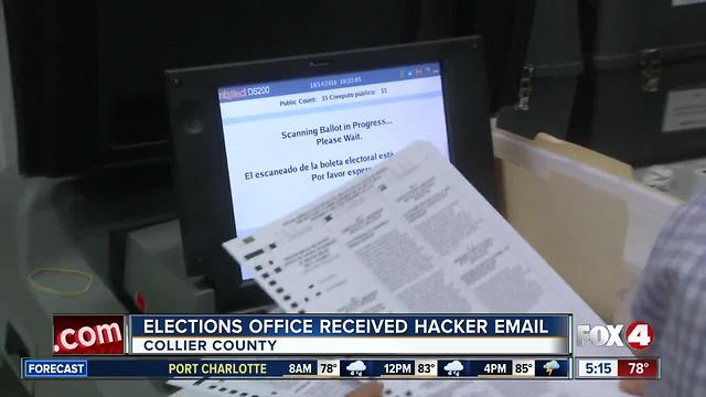 Collier elections office nearly gets hacked