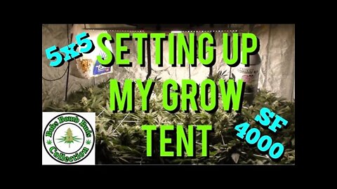 Setting Up My 5x5 Grow Tent For My Next Seasons Grow