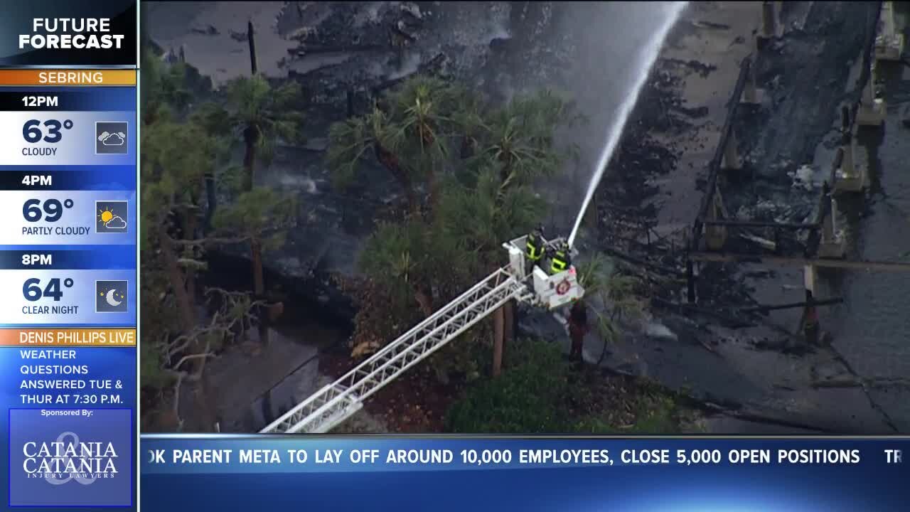 No injuries reported after 2 fires in Venice mobile home community; clubhouse sustains extensive damage