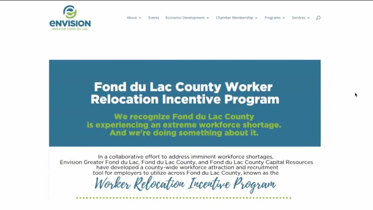 Employees offered up to $15K to move to Fond du Lac for work