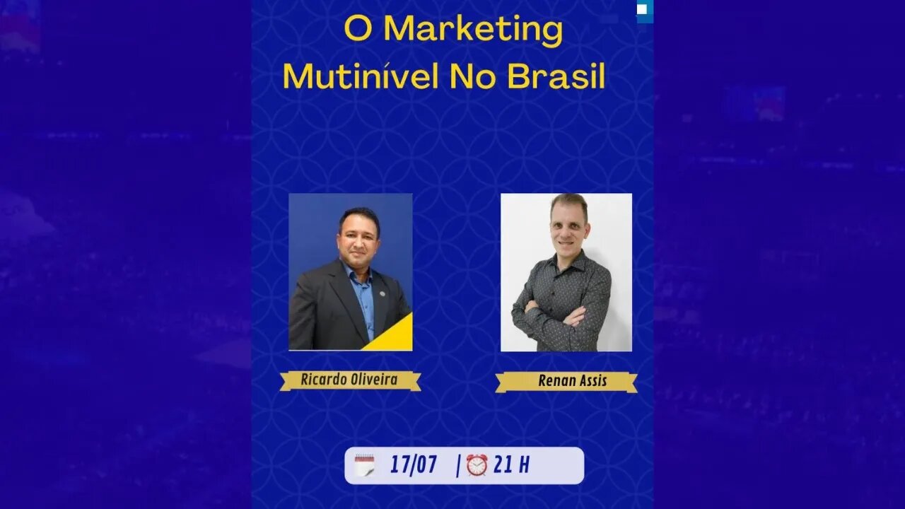 Live Benefícios do Marketing de Rede | Renan Assis e Ricardo Oliveira