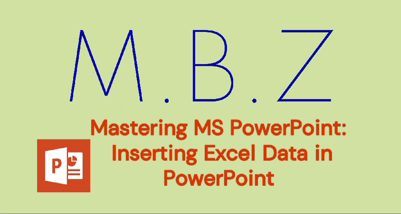 Mastering in MS PowerPoint - Insert/ Embed Excel data feature in Microsoft PowerPoint