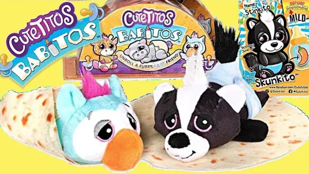 NEW ! Cutetitos Babitos ! Baby Cutetitos Plush Toys