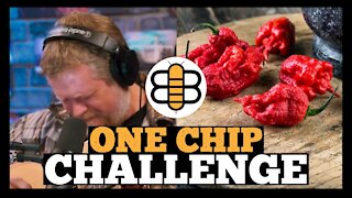 Trying To Sing A Made-Up Song After Eating Carolina Reaper Chip