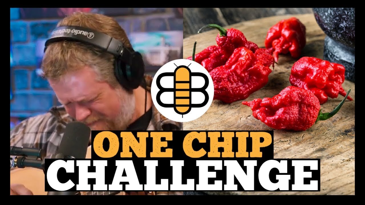 Trying To Sing A Made-Up Song After Eating Carolina Reaper Chip