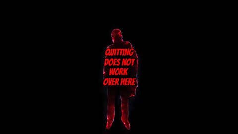 Quitting Doesn’t Work Here #dayodman #doesntwork #onthisside #eeyayyahh #motivation