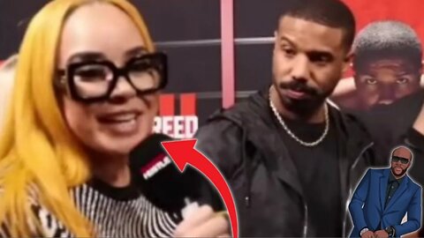 Michael B. Jordan HUMBLES Female Reporter Who Called Him "Corny"!