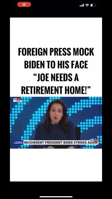 Biden gets mocked by foreign medias