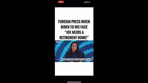 Biden gets mocked by foreign medias