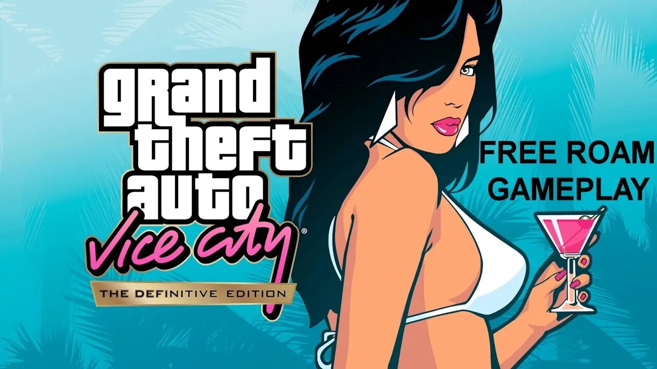 Grand Theft Auto Vice City: The Definitive Edition - Free Roam Gameplay (PS4)