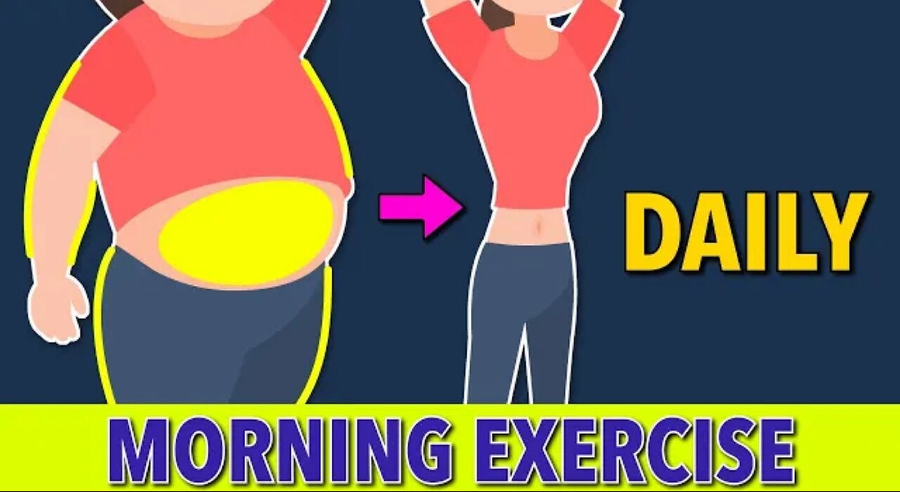 25 Min Simple Morning Exercise - Daily Weight Loss Workout Routine