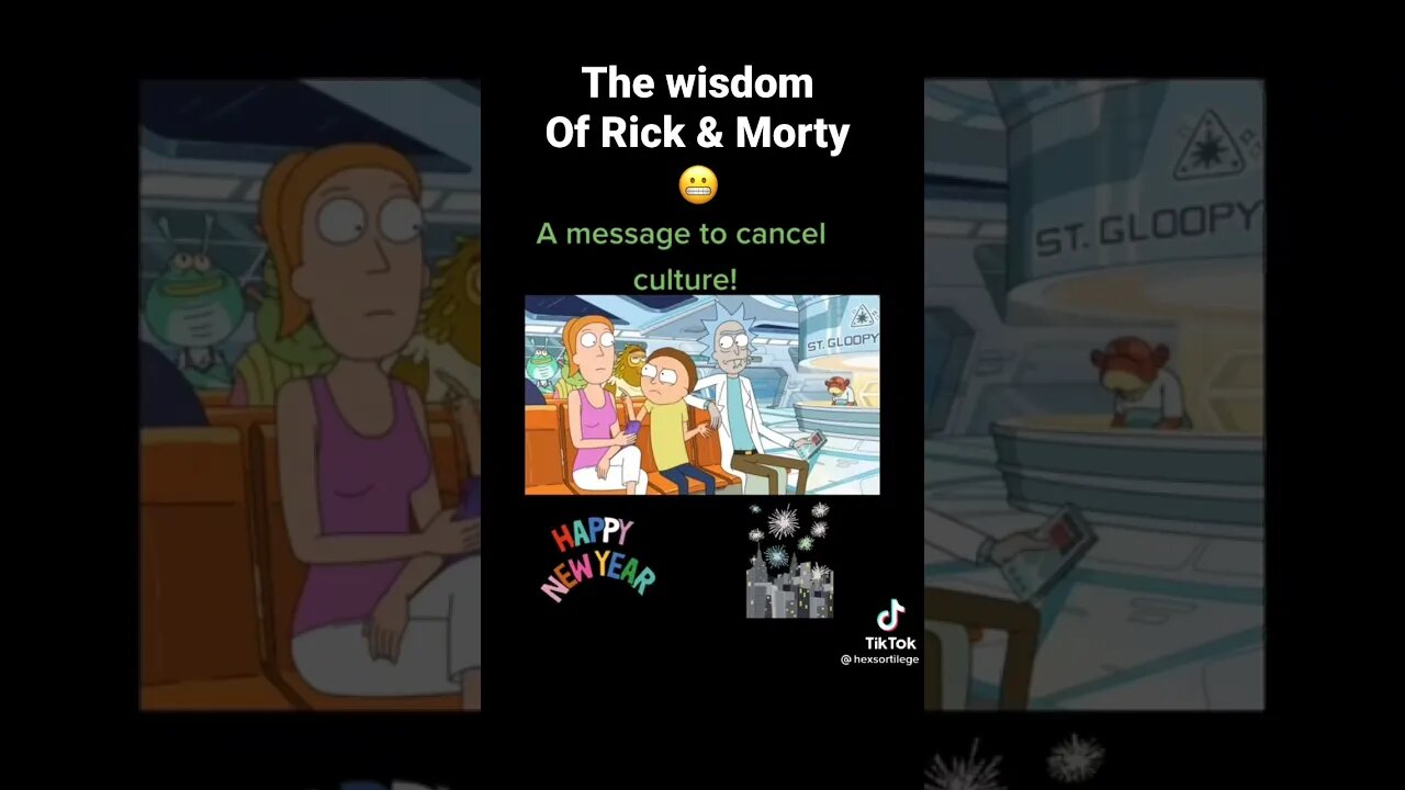 Cancel Culture from Rick and Morty Perspective