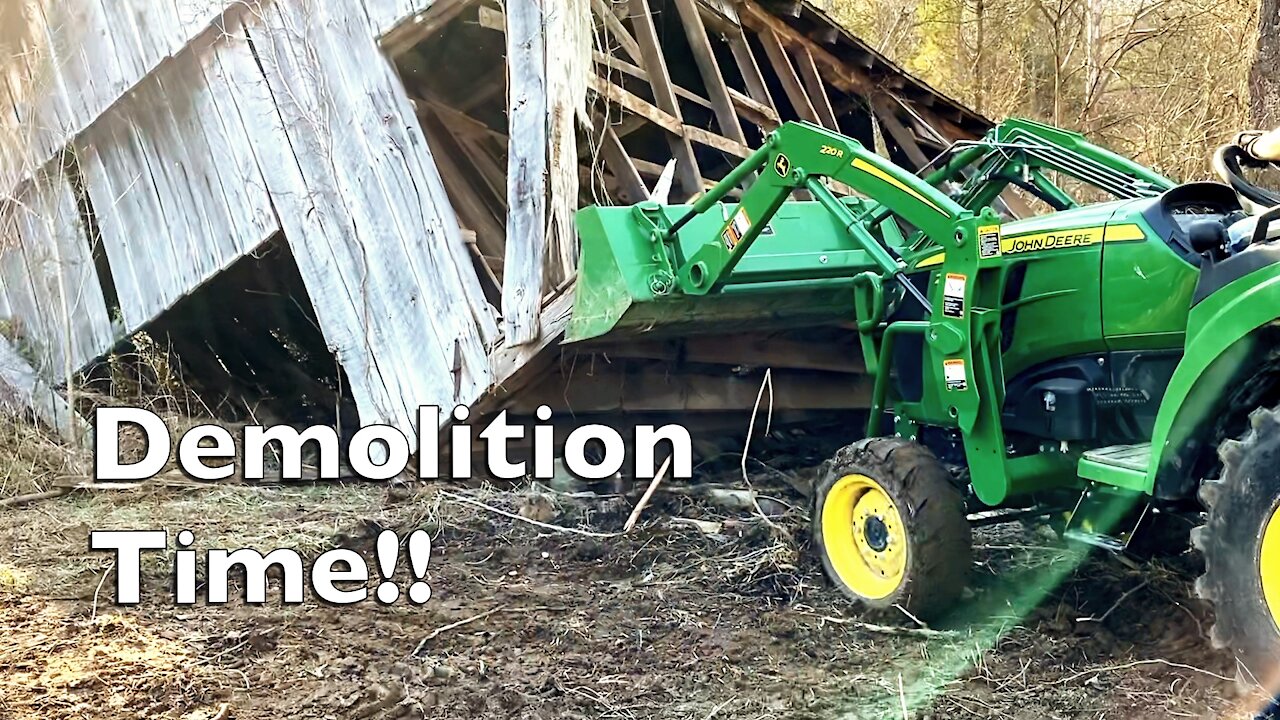 Demolition Time John Deere 2032R