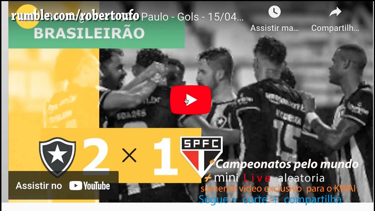 campeonato Brasileiro 2023 BOTAFOGO 2x1 SAO PAOLO - rodada 1